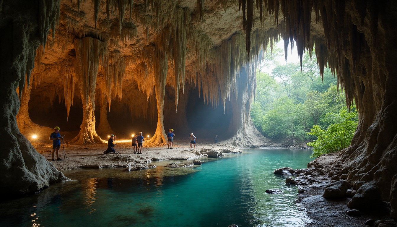 Cave entrance in Belize