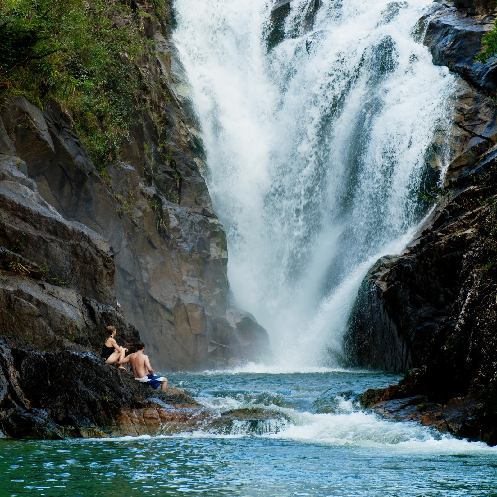 Big Rock Falls in Mountain Pine Ridge